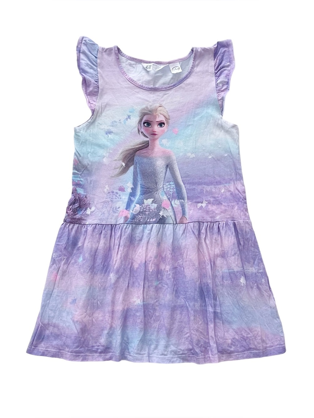 H&M girls size 6-8 Frozen Elsa dress - Picture 3 of 6
